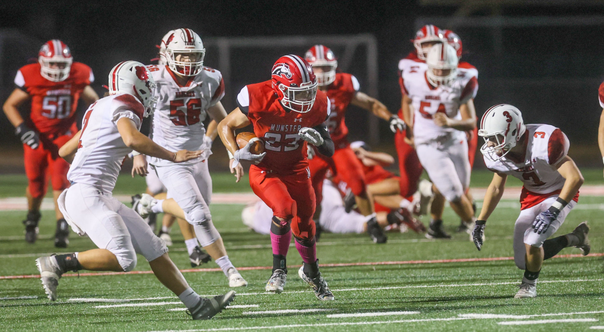 Kankakee Valley visits Munster football